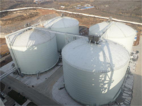 和田5000吨立式粉煤灰储存罐
